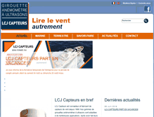 Tablet Screenshot of lcjcapteurs.com